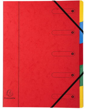 Assortment folder with elastic A4 assorted colors