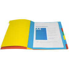 Order folder with elastic for A4