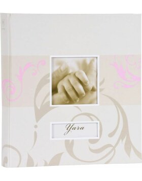 Baby album Yara -pink - for girls - 28x30,5 cm