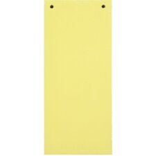 Exacompta Trennstreifen 105x240mm gelb 100 Stück