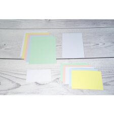 Index cards A5 plain green 100 pieces