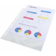 Sheet protectors A4 PP smooth 60µ 100 pieces