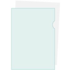 10 pz. tasche portadocumenti formato DIN A3 verticale cristallo
