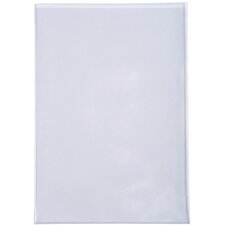 Pack of 10 pieces Protective covers for A4 format crystal