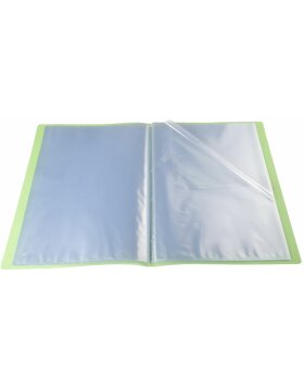 Visor folder made of PP 500µ with 60 sleeves Chromaline, sorted for format DIN A4 colors