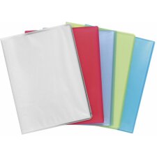 Visor folder made of PP 500µ with 60 sleeves Chromaline, sorted for format DIN A4 colors