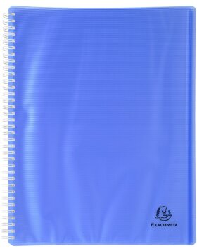 Display folder with spiral PP 1500&micro; 60 pockets...
