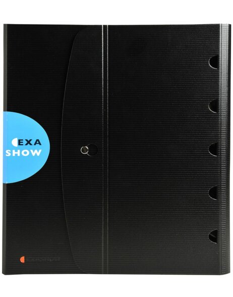 Presentation folder ExaShow 30mm Exaclair, DIN A4 Black