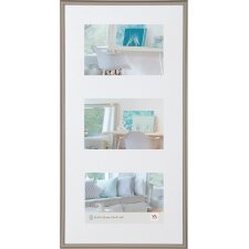 New Lifestyle Gallery Frame 3x 10x15 cm - grijs