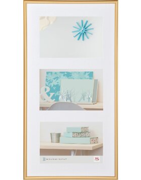 Gallery frame 3x 13x18 cm - gold - New Lifestyle