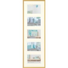 New Lifestyle gallery frame - 5x 10x15 cm - gold