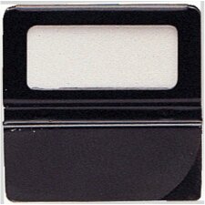 Paquete de 25 pestañas para tarjetas con ventana, 40 mm negro