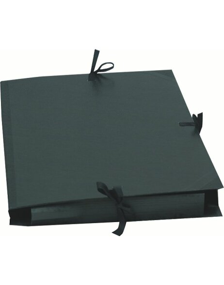 Art folder 50x70 graphite with ribbon