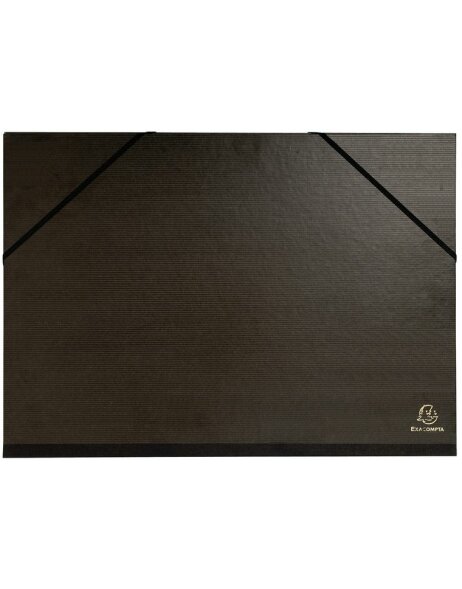 Folder for drawing 52x72 elasticated black KRAFT