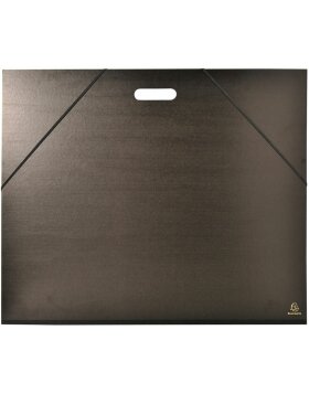 Portfolio KRAFT czarne w rozmiarze 52x72 cm