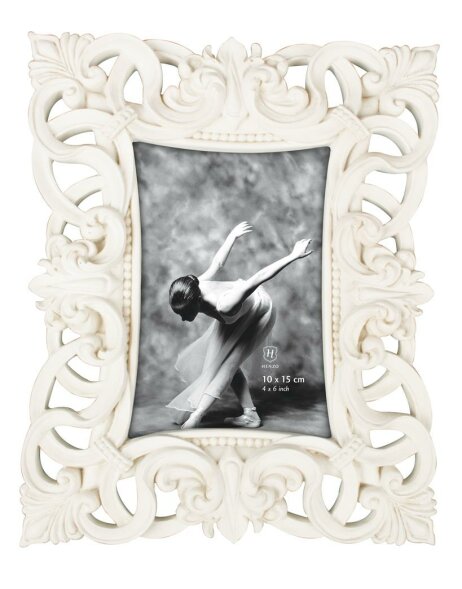 BELVEDERE picture frame - white, 10x15 cm