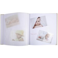 Exacompta Baby-Fotoalbum Piloo blau 29x32 cm 60 weiße Seiten