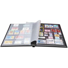 Stamp slip-in album 16 sides black 22,5x30,5 cm