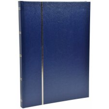 Album per francobolli 64 pagine in b/n 22,5x30,5 cm blu