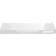 Letter tray Combo 2 Classic white transparent