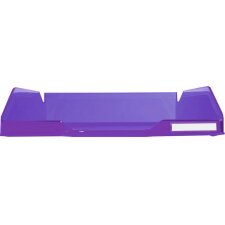Letter Tray Combo A4 purple transparent