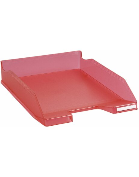 Letter tray Combo 2 Classic rasperry transparent