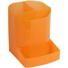 Mini-Octo Stifte-Box mandarin transluzent
