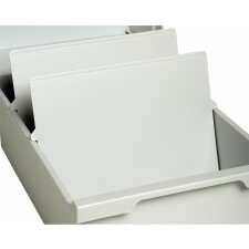 Placas separadoras A6-4x6" gris claro