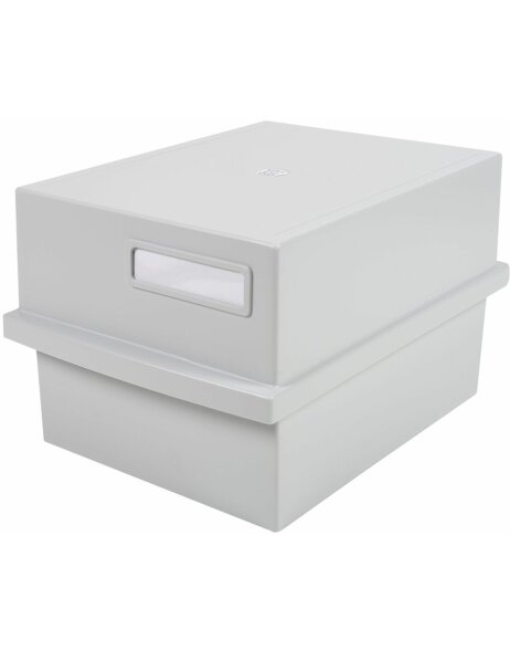 Index card box for 500 index cards A6 K light gray
