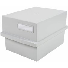 Index card box for 500 index cards A6 K light gray