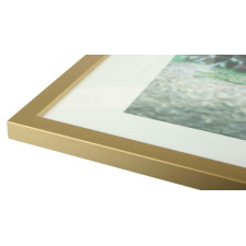 Wooden picture frame MAHLAN - 30x40 cm, gold