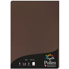 A4 pollen paper 120g 50 sheets chocolate