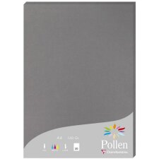 Papier A4 Pollen 160g 50Bl dklgrau