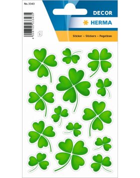 Stickers &quot;Clover&quot; DECOR, self adhesive