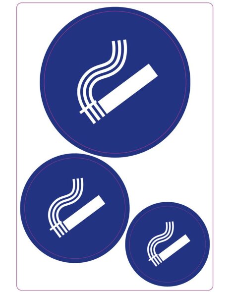 Stickers &quot;Smoking Allowed&quot; HERMA, self adhesive