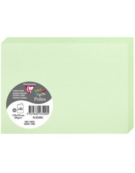 Card C6 Double 210g green