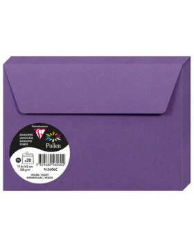 Envelope c6 pollen 120g purple