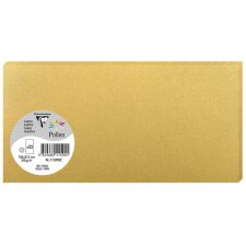 Pak 25 kaarten Pollen, DL 106x213mm, 210g goud