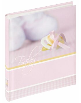 Baby photo album Baby Vichy - pink, 28 x 30,5 cm
