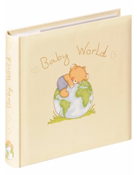 Walther Babyalbum Baby World 28x30,5 cm 60 weiße Seiten