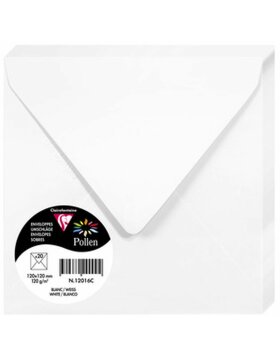 envelopes POLLEN white 120x120 mm - 12016C