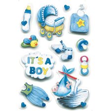 Stickers pour garçon en 3D de la série MAGIC
