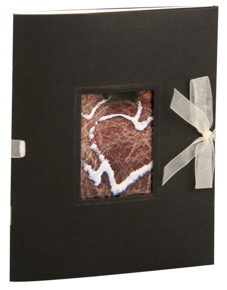 Pocket album MANDIA - black, 16,6 x 12,5 cm