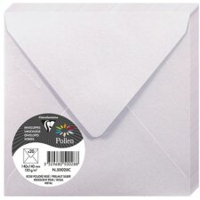 Envelopes POLLEN pearl dust pink 140x140 mm - 50028C
