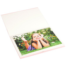 HNFD Pocket-Album Mandia - flamingo gerippt 12 Fotos 10x15 cm