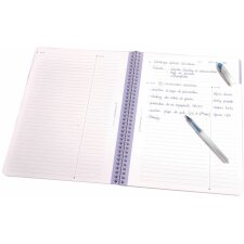 Libro de reuniones DIN A4+ 22,5x29,7cm, 80 hojas, 90g, formulario de reuniones surtido