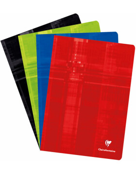 Cuaderno Clairefontaine, DIN A4, 60 hojas, 90g, a cuadros