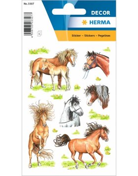 bezaubernde Pferde-Sticker aus der DECOR-Serie