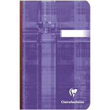 Notebook Clairefontaine 11x17cm, 96 sheets, 90g, checkered
