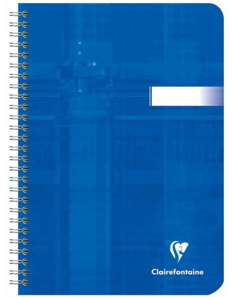 Cuaderno espiral Clairefontaine, DIN A5 14,8x21cm, 50 hojas, 90g, cuadriculado